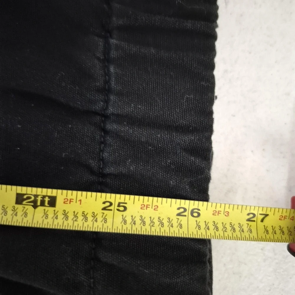 Levis Jacket Mens Small Black Canvas Plaid Lined Hooded Chore‎ Work Full Zip